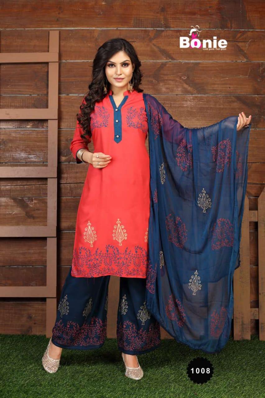 Bonie Aanandi 1 Latest Fancy Casual Wear Rayon Designe Readymade Collection